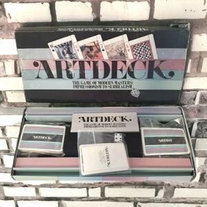 Vintage ArtDeck The Game of Modern Masters Impressionism Surrealism Artists 1984